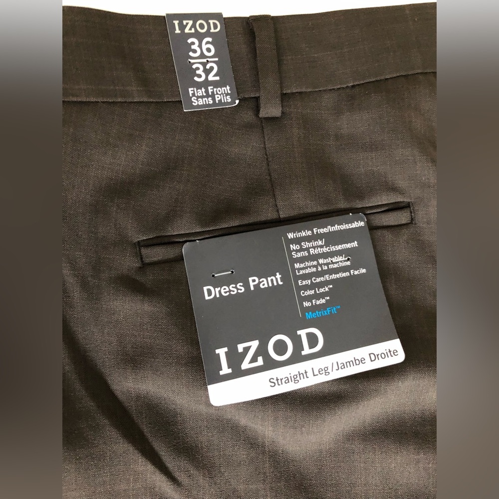 IZOD Dress Pant Straight Leg 36/32